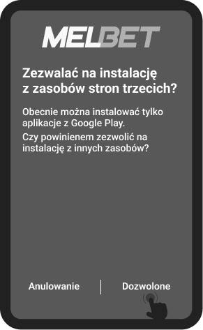 Zezwól na zainstalowanie aplikacji